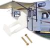 Sliding Door Guide with Mounting Screws Included Sliding Door Hardware Plastic Guide for Effortless Setup & Durability
