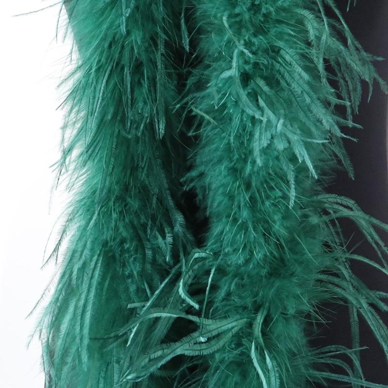 Stylish Ostriches Plumage Neck Wrap For Outfits And Home Decoration