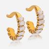 Light Luxury High-end Zircon Earless Earclip Earrings Earrings