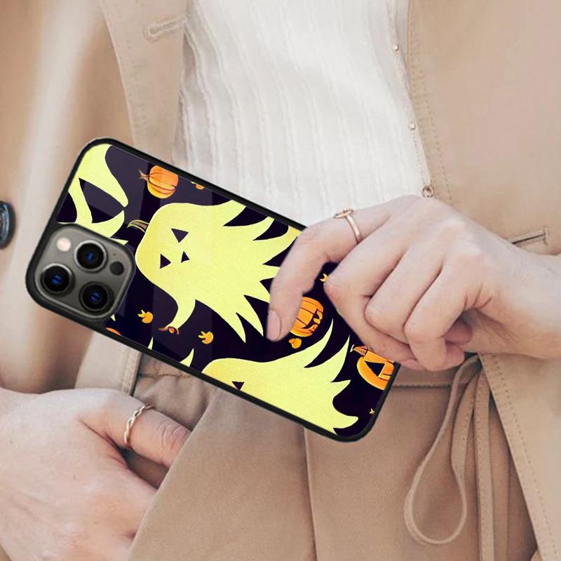 October Halloween Spooky Ghost Magnetic Phone Case For APPLE iPhone 17 Air 16 14 13 12 Pro Max 15 Plus Wireless MagSafe Cover