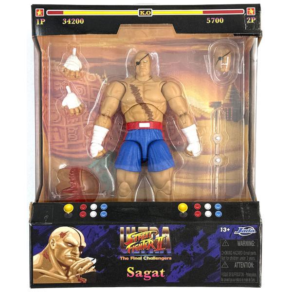 Street Fighter Sagat Action Figure 1/12 Scale Jada Toys