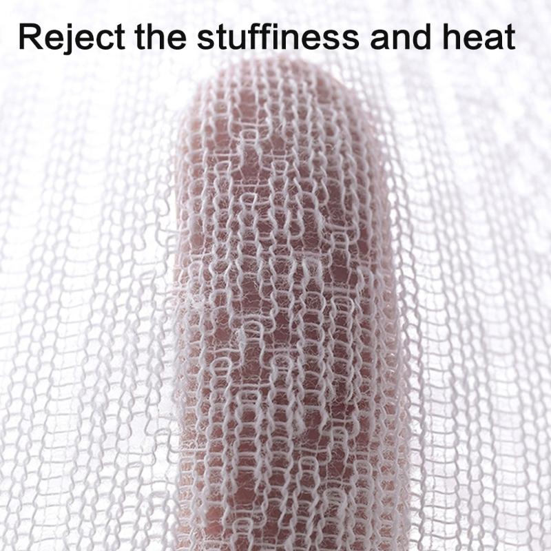 Kids Lace Pattern Over Knee Stockings Soft Combed Cotton Summer Thin Style Beige Color For Daily Wear