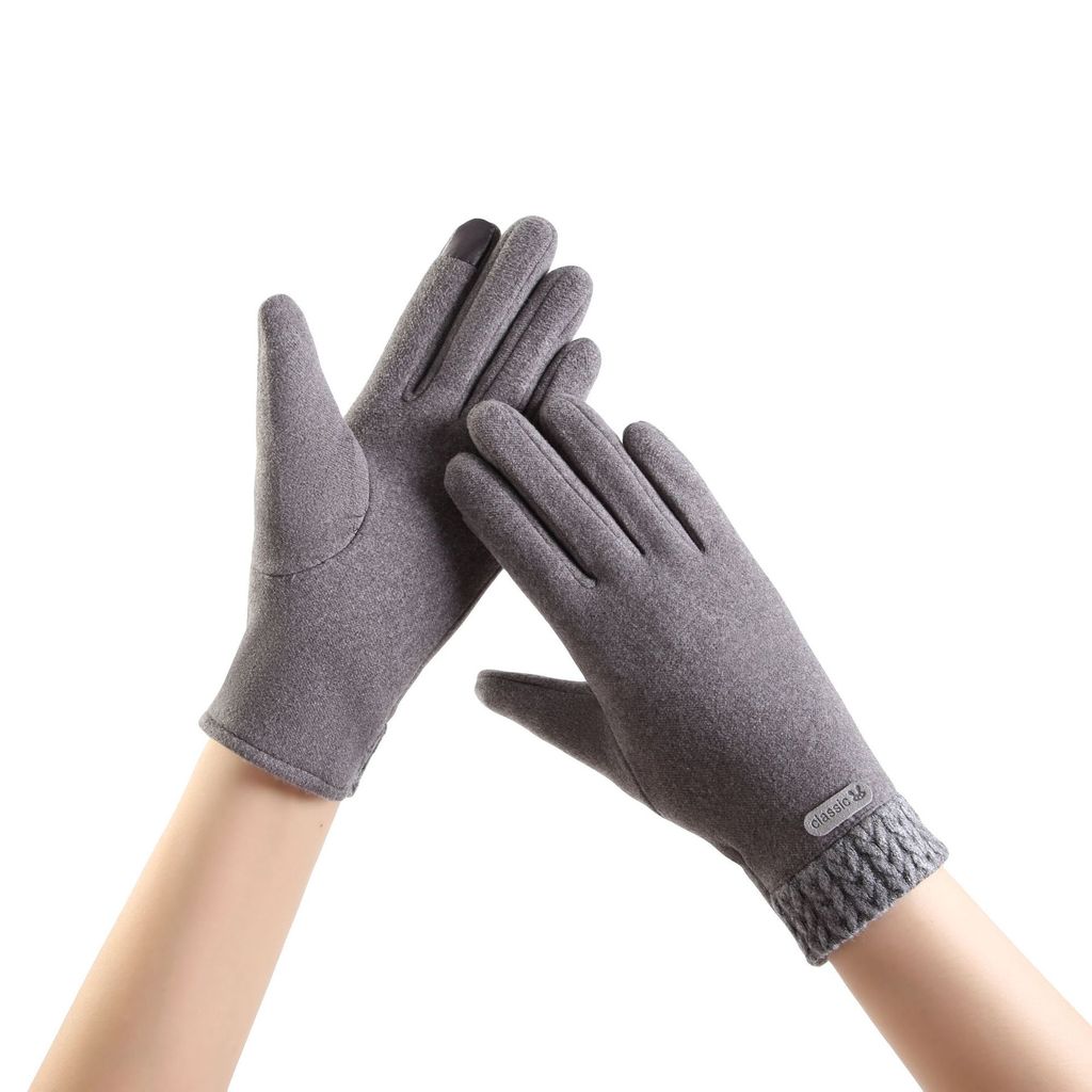 Womens Fall Winter Touchscreen Thermal Gloves With Windproof Design For Outdoor Cycling And Driving