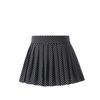 2024 Elastic Waistband Super Short Pleated Skirt, 32 cm Length, No Safety Pants