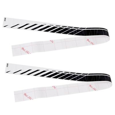 TOGEVAL 2 Piece Side Stripe Body Sticker for Wearing