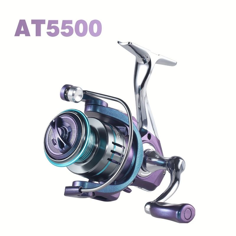 Smooth Seamless Colorful Spinning Fishing Reel High Speed Ratio Light and Durable for Both Hands Use Fresh and Salt Water Fishing Tackle Gifts