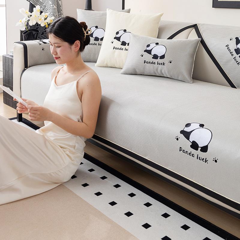 Summer New Sofa Cushion Seat Cushion One Piece Universal Simple New  Combination Sofa Cover Summer Cool Cushion