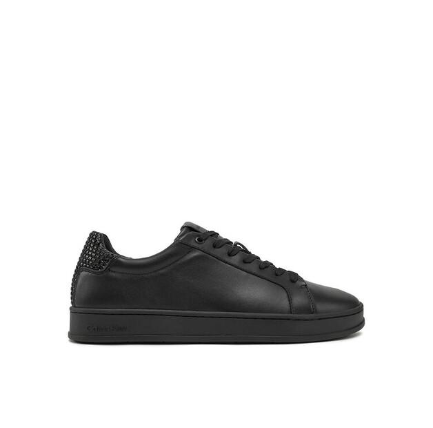 Мужские кроссовки Calvin Klein Low top lace up woven hm0hm01767 чёрные