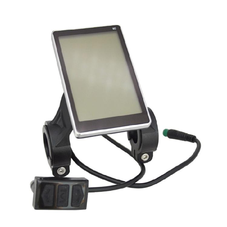 

Electric Bicycles LCD Display Meter, 24V 36V 48V Watertight Cycling Control Panel with Plug Cycling Computer LCD Display 1