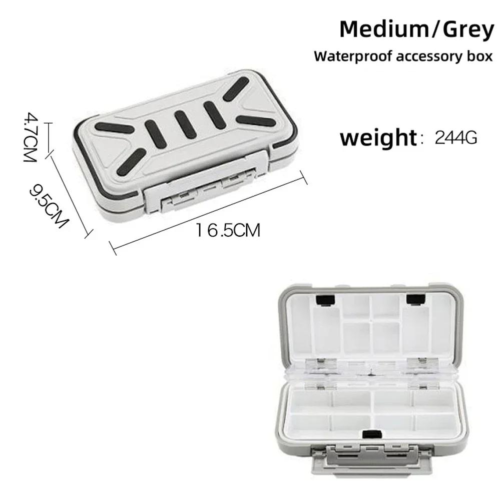 Fishing Tackle Organizer Box Storage Case Bait Plastic Accessories Containers Fishing Tackle Storage for Jigs Lures Beads Hooks