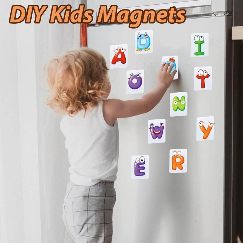 34 Pezzi Magneti Vuoti per Sublimazione Cucina Ufficio Magnete Personalizzato per Frigorifero Magneti per Frigorifero Vuoti per Sublimazione DIY