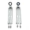 Vintage Floral Alloy Tassel Hair Accessory With Elastic Cord Boho Headband Women Travel Photography