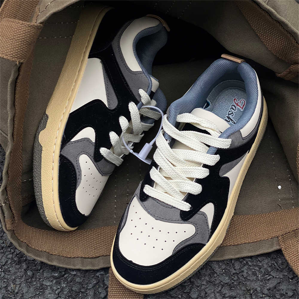 Fashion Thick Bottom 42-43 High Sneakers Woman Women's Flat Boots Original Basketball Shoes Sports Vintage 2025new Hand Made