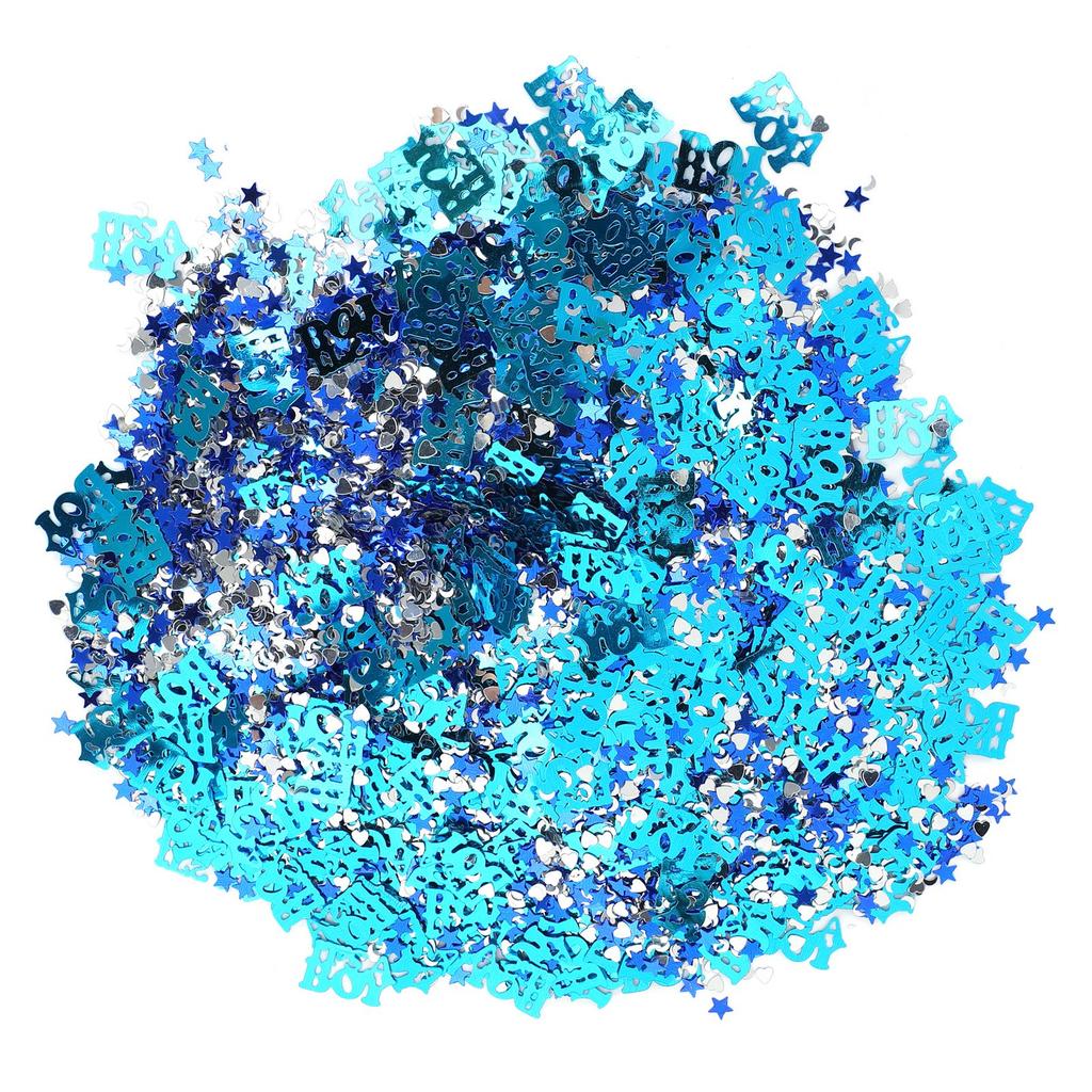 Baptism Confetti Letter Moon FiveStar Sequins Baby Shower Decoration for Party DIY