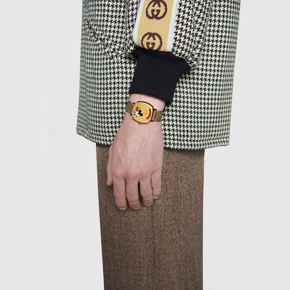 Gucci YA157420 Disney X Gucci Grip Unisex-Armbanduhr, 35 mm