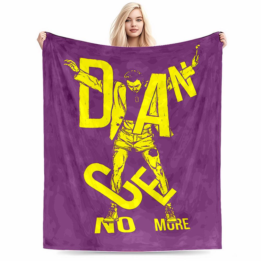 Yellow Abstract Dance Art Blanket for all seasons blanket lunch break throw gift