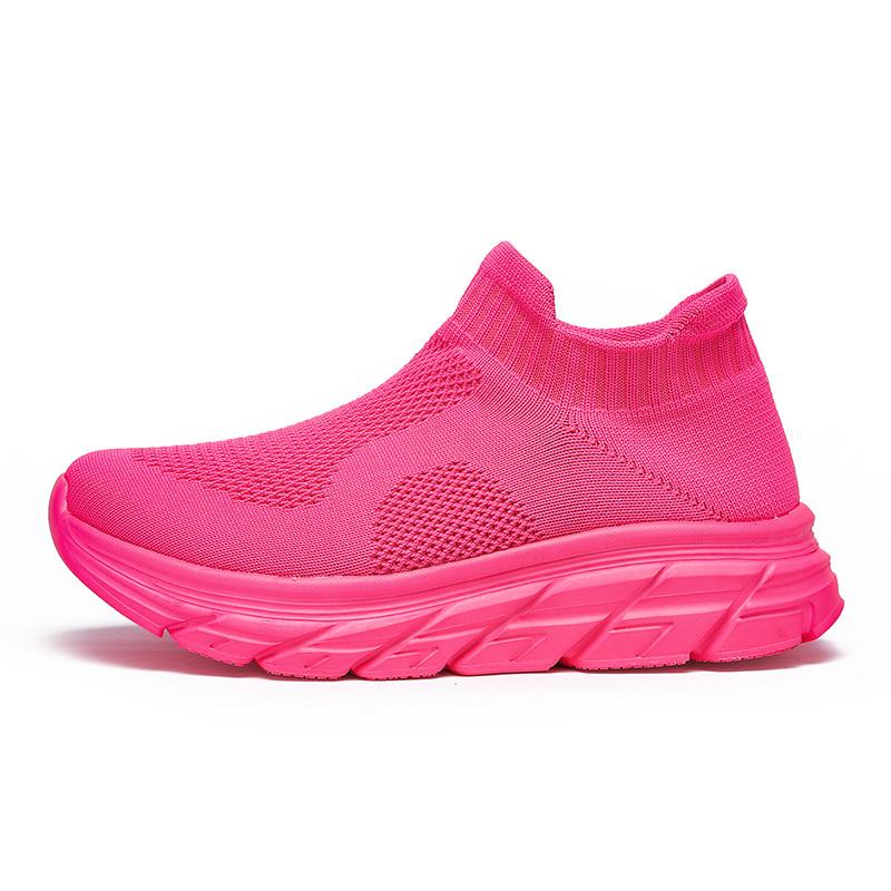 Fashion Green Men Sneakers Breathable Slip On Jogging Shoes Lightweight Trainers Sneakers Women Sports Shoes