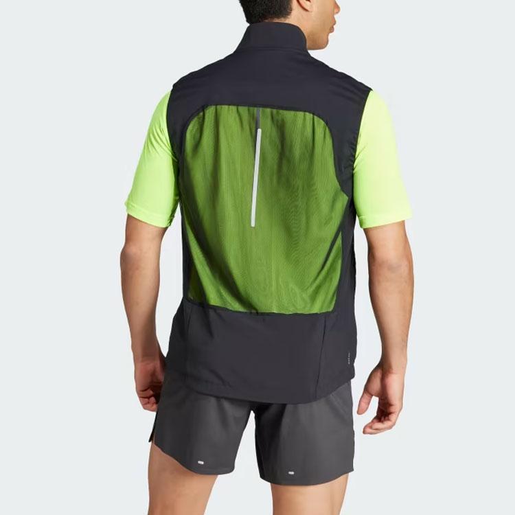 Adidas Ultimátní vesta s logem Pánské topy Černá HZ4441