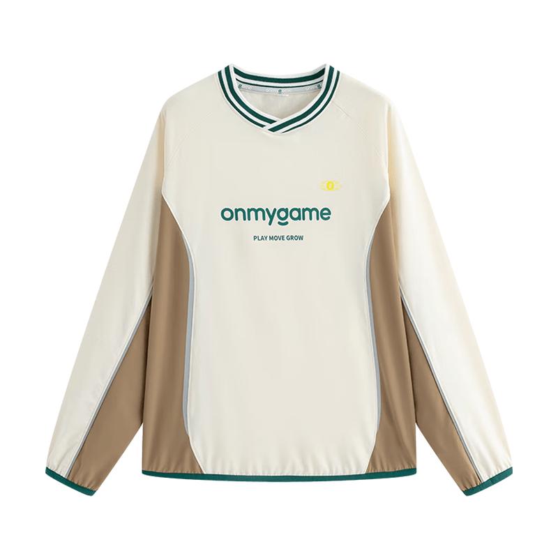 Onmygame Kids Retro Color-Blocked Sports Jersey Long-Sleeve Tee