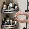 Rust-Resistant Corner Shower Shelves - Stylish & Spacious Bathroom Caddy Basket
