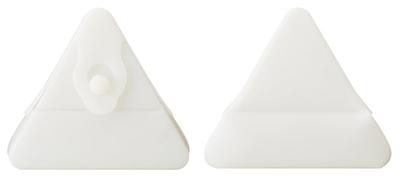 Skater Silicone Rice Ball Wide X Deep X SLOR1 Wrap, White, 9.5cm 3.5cm 8.5cm High,