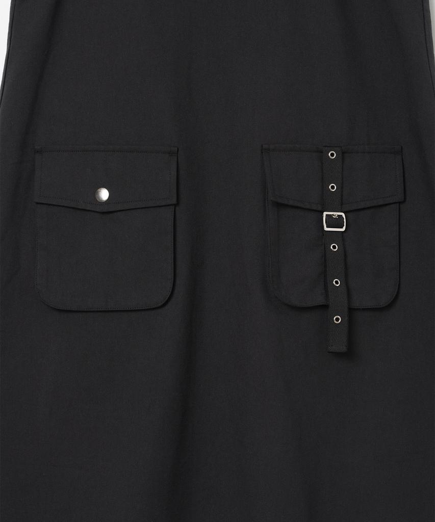 Milo Woman Buckle Strap Mini Dress [Black]