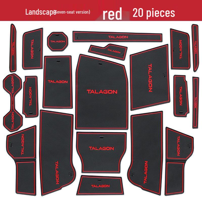 

Volkswagen Talagon Накладка в углубление двери и подстаканник для хранения в салоне.