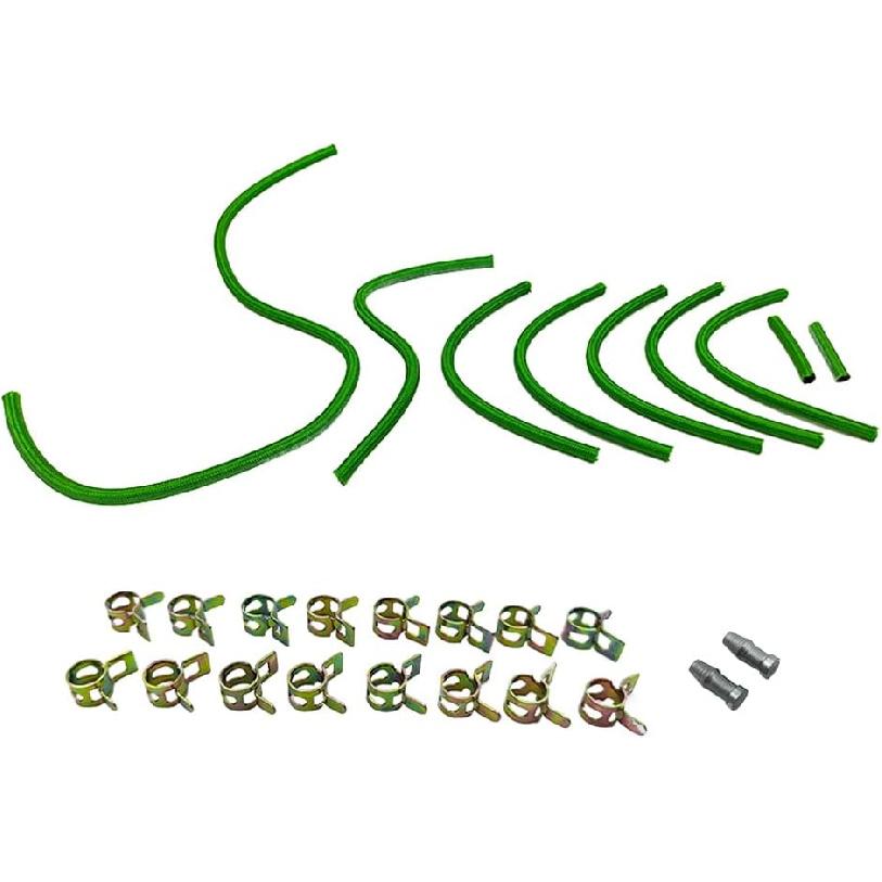 Zestaw przewodu powrotnego wtryskiwacza paliwa diesla, GM19001-VT, U19001-VT Przewód powrotny Viton do paliwa Diesel z zaciskami Pasuje do silnika GM 6.2L 6.5L