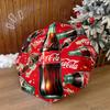 Christmas Gift Halloween Theme Bear Truck Coca Cola umbrella is suitable for all seasons, including home travel and outdoor activities Y13