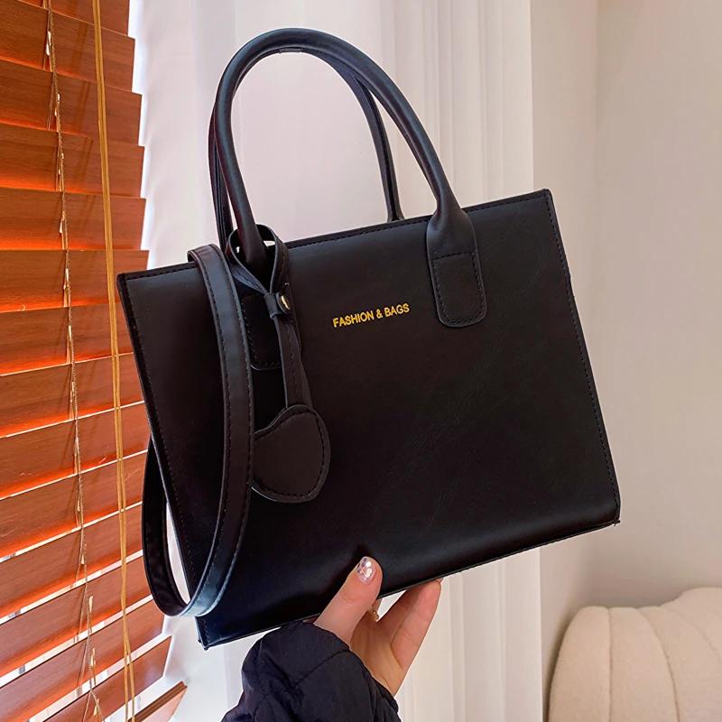 Women's PU Leather Bags with Interior Compartment Soft and Solid Color with Zipper High Quality