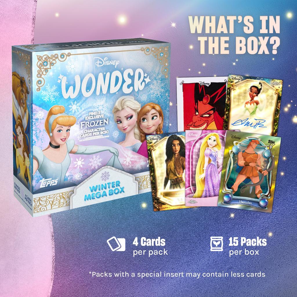 Topps Disney Wonder 2025 Mega Box