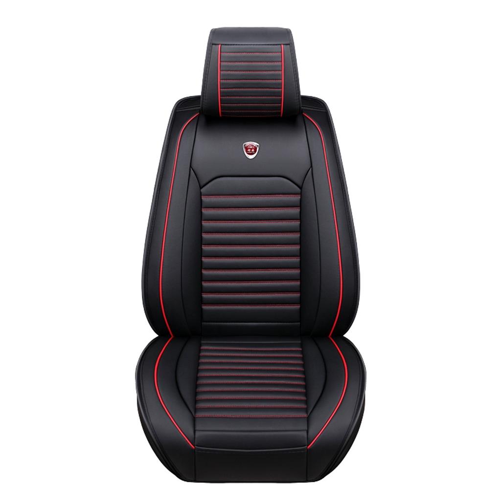 New 1PCS PU Leather Universal Car Seat Waterproof Mat Covers Breathable Luxury Cushion Car Seat Protector Cover Fits