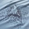 Septwolves Men's Pure Cotton Embroidered Short Sleeve T-Shirt