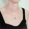 Fashionable Zircon Heart Large 8 I Love You Letter Necklace Women's Versatile Jewelry