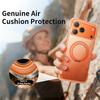 For iPhone 17 Case Compatible with MagSafe Rotating Kickstand Clear Acrylic TPU Shockproof Phone Cover