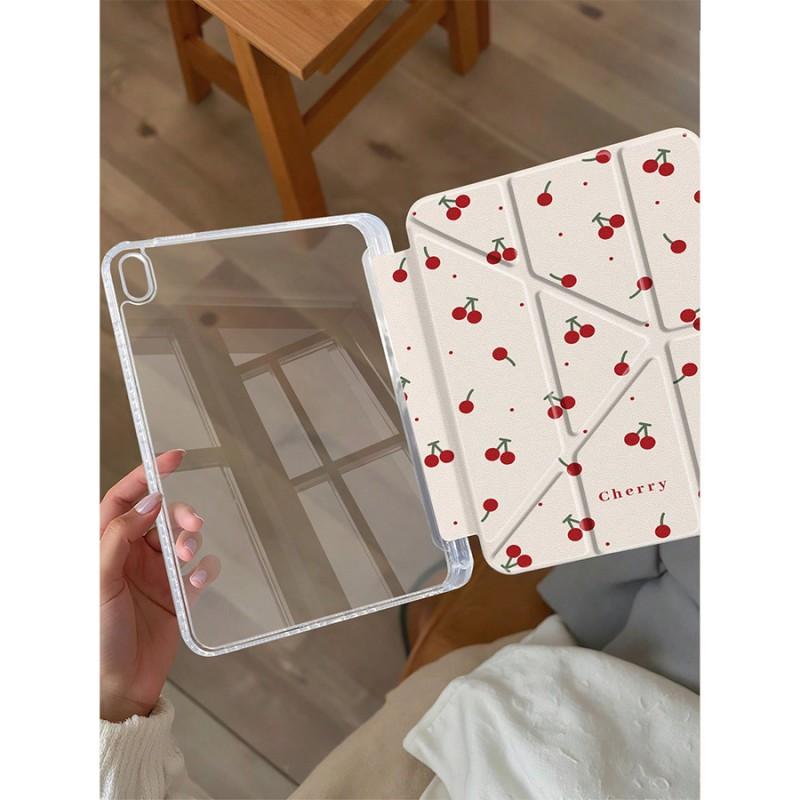 Hard Shell Case IPad Air 8 2026 10.9 Inch With Stand Magnetic Anti-Bend Scratch Resistant Acrylic Cover Ins Style