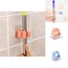 Functional Wall Mounted Mop Organizer Holder Featuring Space-saving Broom Hanger Design
