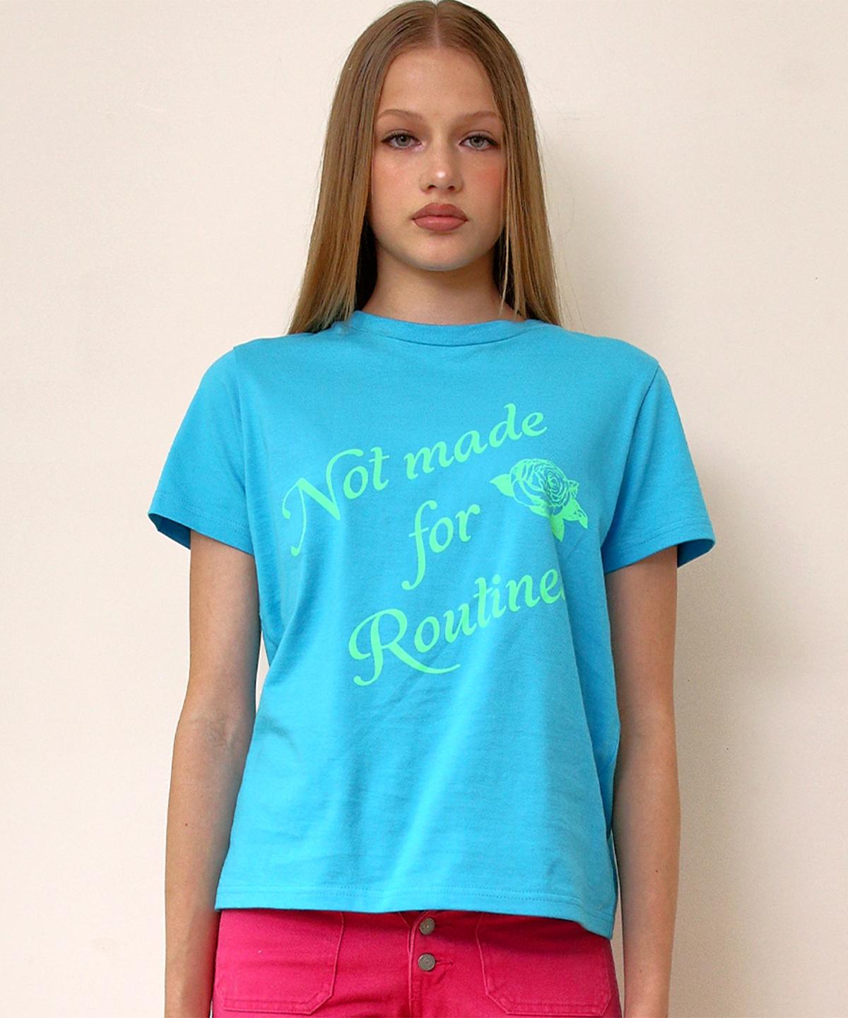 Just House Rose Graphic Tee, Sky Blue Sky Blue