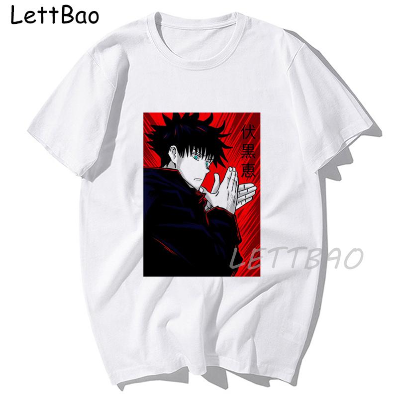 Anime Jujutsu Kaisen Manga T Shirt Unisex Women Harajuku Casual Yuji Itadori Graphics 100 Cotton Oversized