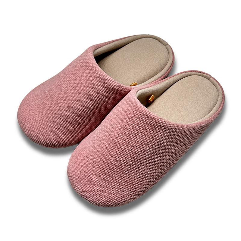 Autumn and winter cotton slippers women's new indoor home keeping warm, silent, non-slip and cold-proof bag head floor cotton shoes men