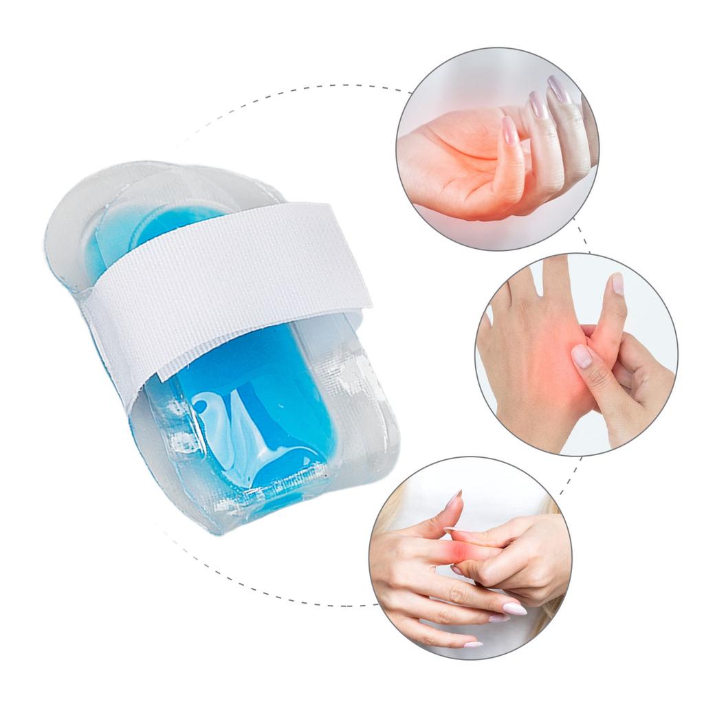 2pcs Cold Compress Finger Pack Hot Cold Hook Loop Pack for Broken Finger Arthritis Therapy 6cm