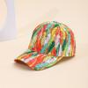 European and American Summer New Personalized Outdoor Sports Travel Sunscreen Printed Baseball Cap Men's and Women's Sunshade + Trendy Hat