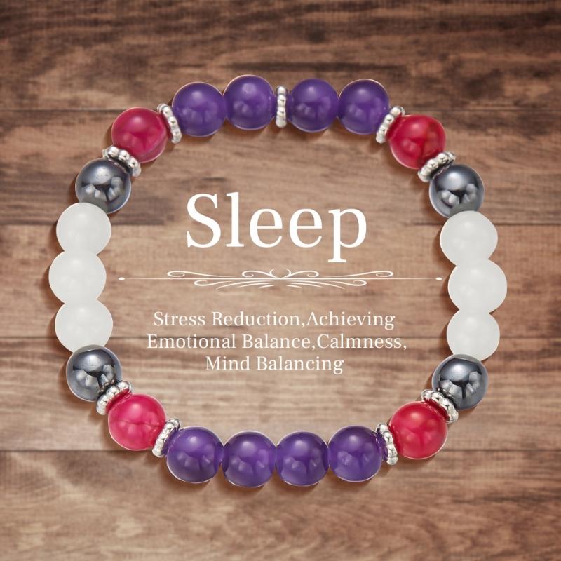 Handmade Geometric Bracelet with Natural Stone Beads Simple Yet Stylish for Casual Outfits and Travel Adventures