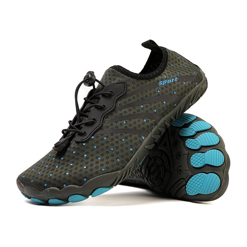 Couple Beach Shoes Barefoot Breathe River Tracing Anti-Slip Quick-Drying Beach Sand-Proof Wading Swimming Surf Snorkeling Shoes