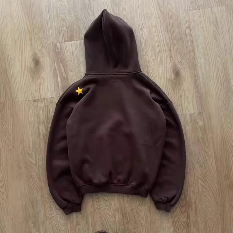 Felpa con Cappuccio Stampata 3D Uomo Donna Casual Streetwear Felpa con Zip Colore Caffè Autunno 2025