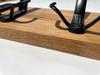 Modern Oak 60cm Wall-Mounted Clothes Hanger