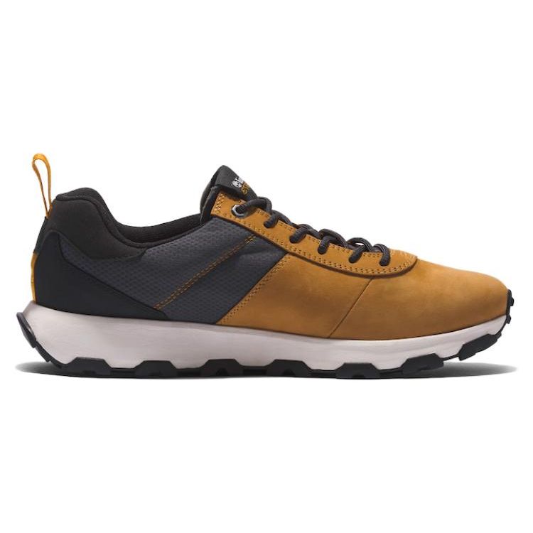 Timberland Winsor Trail Leather Non-Slip Durable Low-Top Sports Casual Shoes Men sneaker Black Brown A5TRV