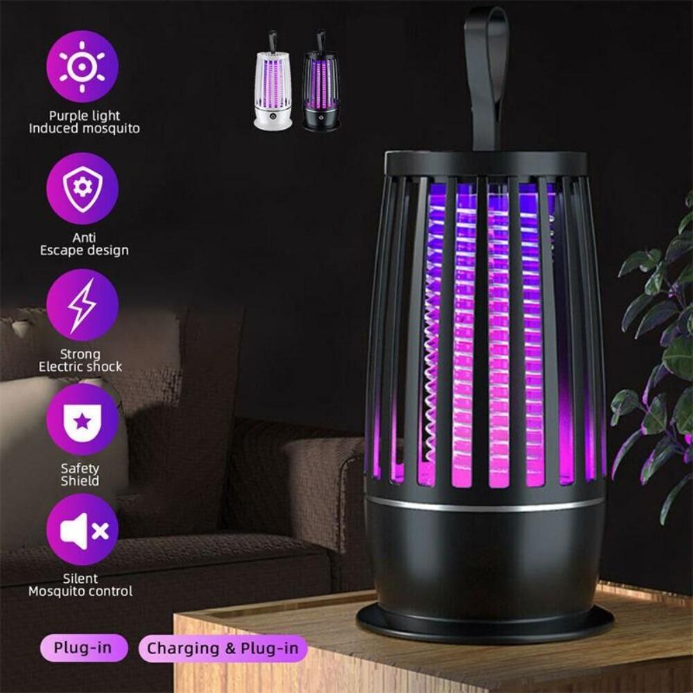 Electric Mosquito Lamp USB Charging Two-In-One Portable Mosquitoes Household Portable Outdoor Electric Shock Mosquito Killer