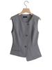 Women's High-End Spring/Summer French-Design Suit with Vest and Outerwear Base Layer