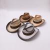 New Summer Cowboy Hat Big Edge Retro Roman Sunscreen Sun Hat Horseback Riding Camping Big Edge Hat Western Hat